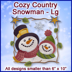 A Cozy Country Snowman Design Pack