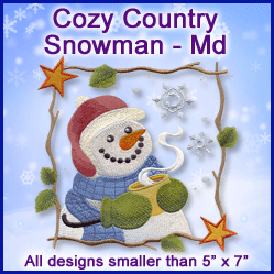 A Cozy Country Snowman Design Pack
