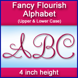 A Fancy Flourish Alphabet Design Pack