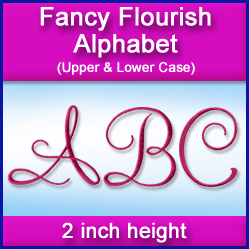 A Fancy Flourish Alphabet Design Pack