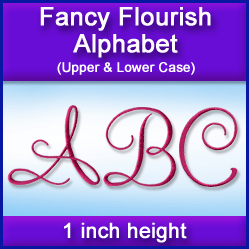 A Fancy Flourish Alphabet Design Pack