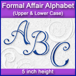 A Formal Affair Alphabet Design Pack