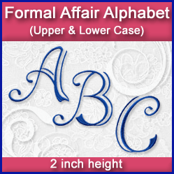 A Formal Affair Alphabet Design Pack