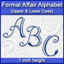 A Formal Affair Alphabet Design Pack