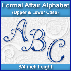 A Formal Affair Alphabet Design Pack