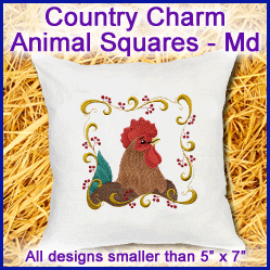A Country Charm Animal Squares Design Pack