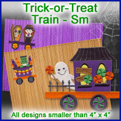 A Trick-or-Treat Train Design Pack