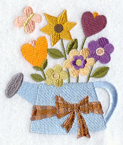 American Folk Flowers Watering Can