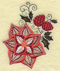 Jacobean Christmas Poinsettia 2