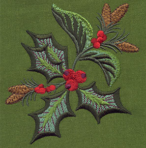 Jacobean Christmas Holly