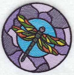 Stained Glass Dragonfly