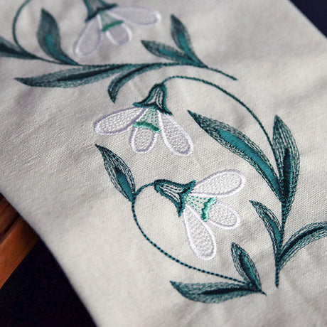 Fabrics 101: Machine Embroidery on Linen Fabric