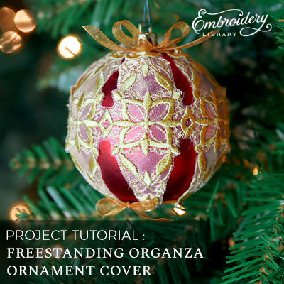 Freestanding Organza Ornament Cover