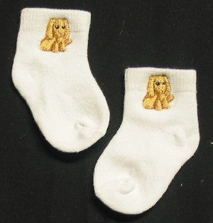 Embroidery on Baby Socks