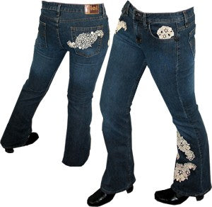 Embroidering on Denim