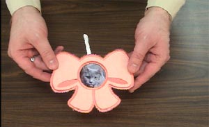 Completed Photo Ornament project