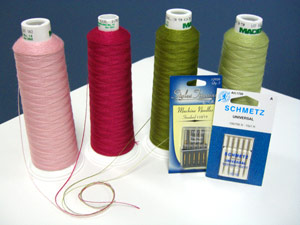 Stitching with Thick Thread