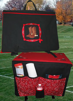 Embroidered Stadium Seat Cushion