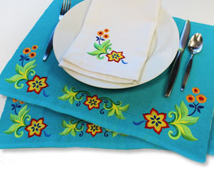 Dining Room Dress-Up: Napkins and Placemats