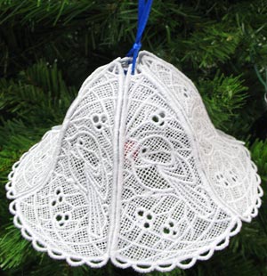 3D Bell Ornaments (Lace)