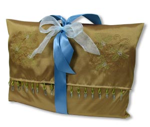 Embroidered Fabric Gift Bag