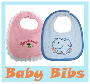 Embroidered Baby Bibs