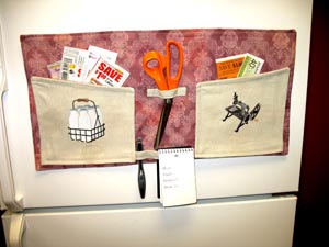 Embroidered Clip & Save Coupon Organizer