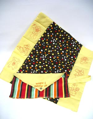 Embroidered Baby Changing Pad & Carrying Case