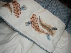 Custom Embroidered Duvet Cover