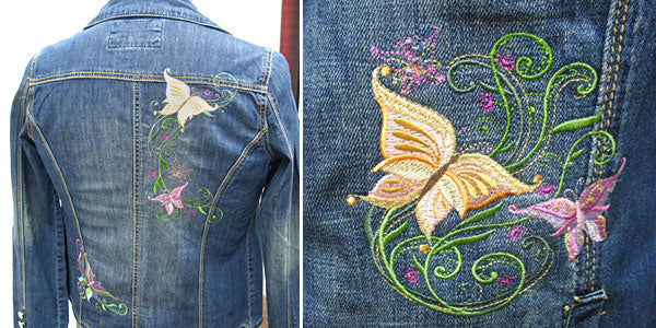 Embroidering Over Seams