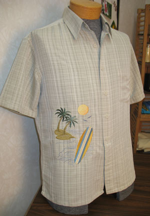 Camp Shirt Embroidery Placement