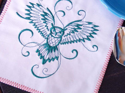 Fabrics 101: Embroidering on Oilcloth