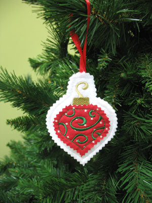 Turning Applique Embroidery Into Ornaments