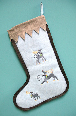 Festive Felt Christmas Stocking