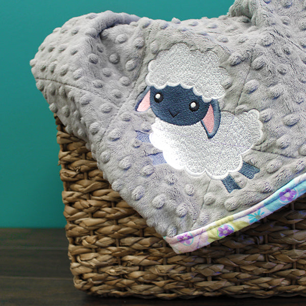 Fabrics 101: Embroidering on Minky Fabric