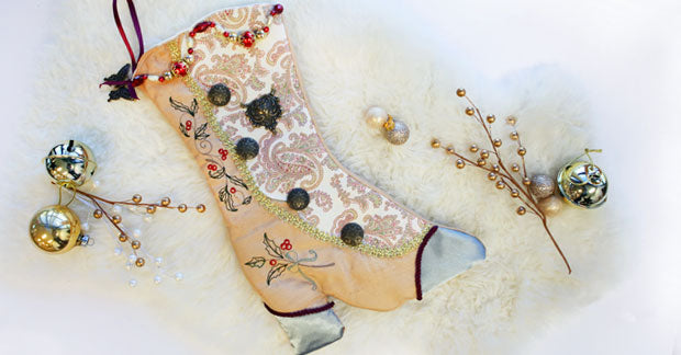 Victorian Charm Christmas Stocking