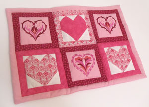 Lots of Love Embroidered Placemat