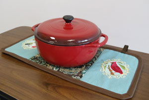 Embroidered Tabletop Trivet