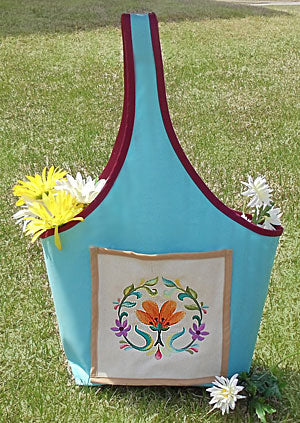 Embroidered Pillowcase Tote