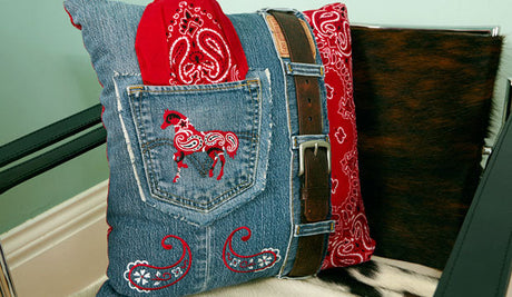 Best of the West Bandana Pillow