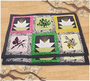 Sumi-e Embroidered Placemat