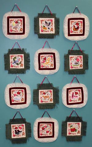 12 Days of Christmas Wall Hangings