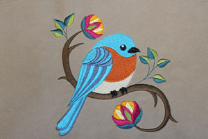 Fabrics 101: Embroidering on Moleskin