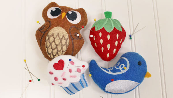 Crafty Pincushions, In-the-Hoop