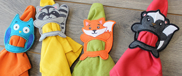 Napkin Holders (In-the-Hoop)
