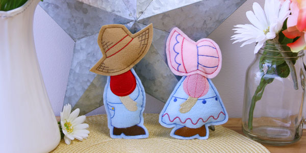 Sue & Fred Stuffies (In-the-Hoop)