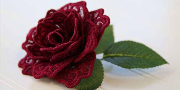 3D Freestanding Lace Rose