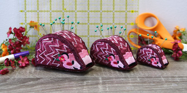 Hedgehog Pincushion (In-the-Hoop)