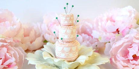 Wedding Cake Pincushion (In-the-Hoop)