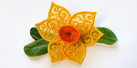 3D Freestanding Lace Daffodil